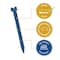 Nuvo Iron 1/4 in Dia., Slotted Hex, 2-1/4 in L, Steel Blue Ruspert Coating 14214-CHH-ASB - alternate 3